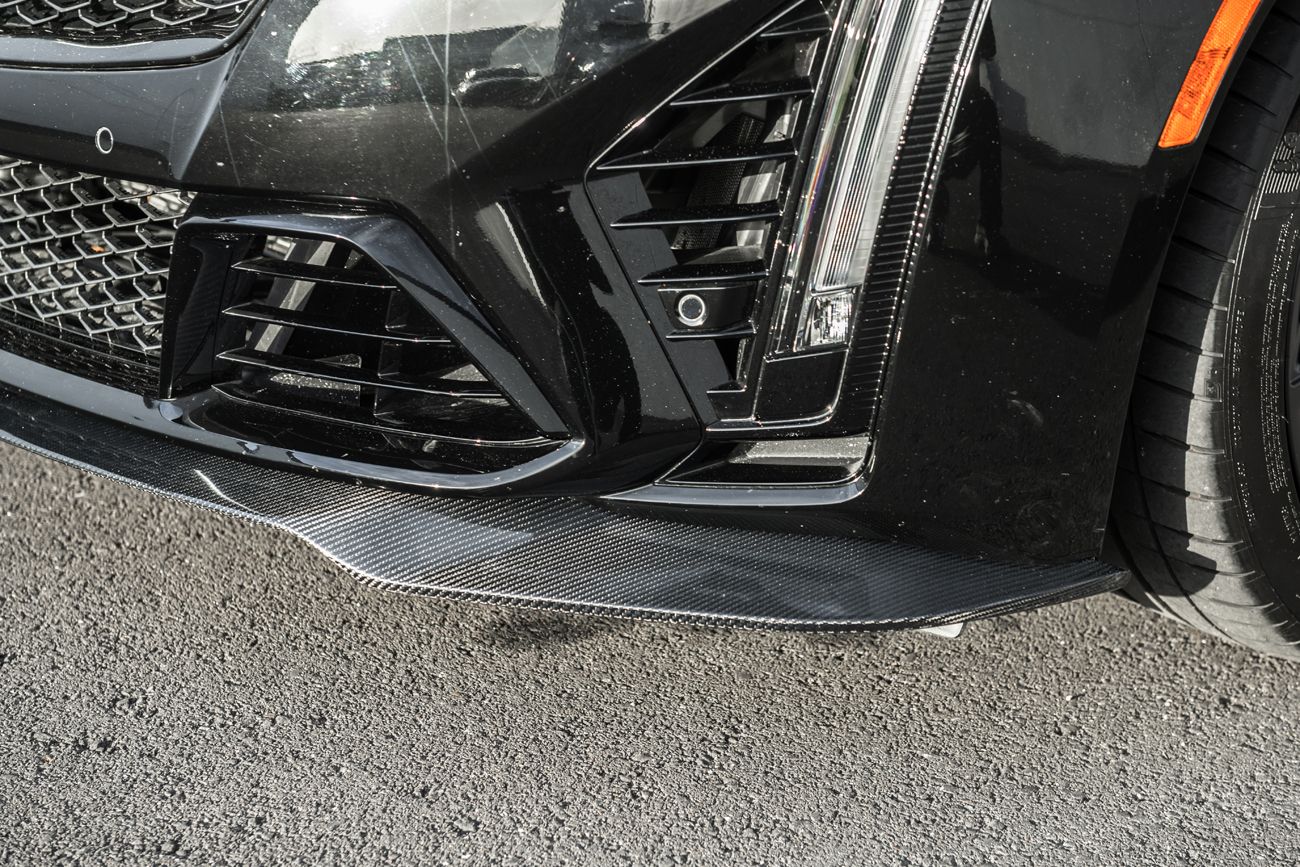 2020-24 Cadillac CT5-V Blackwing Front Lip Splitter-Carbon Fiber (29)