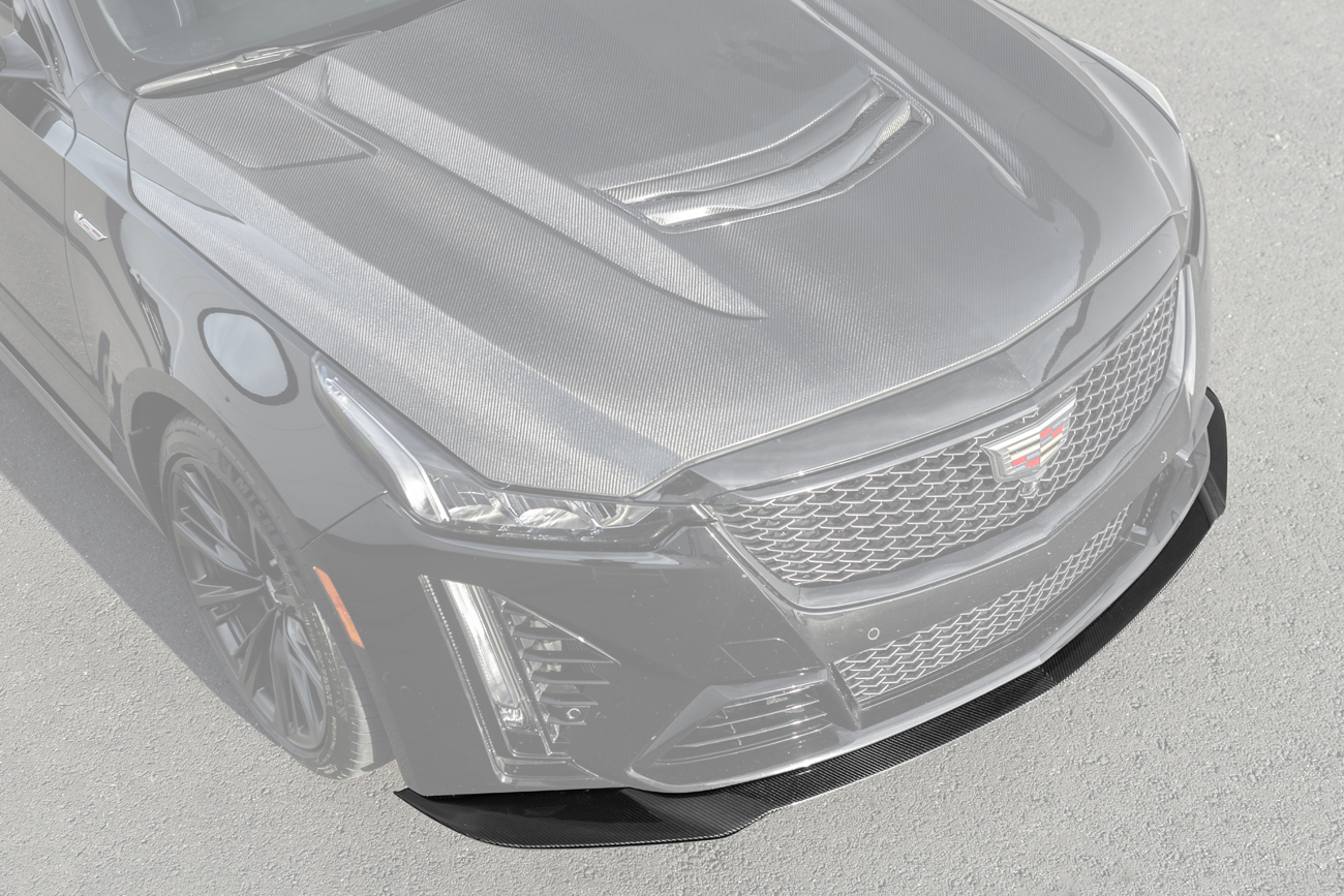 2020-24 Cadillac CT5-V Blackwing Front Lip Splitter-Carbon Fiber (6)