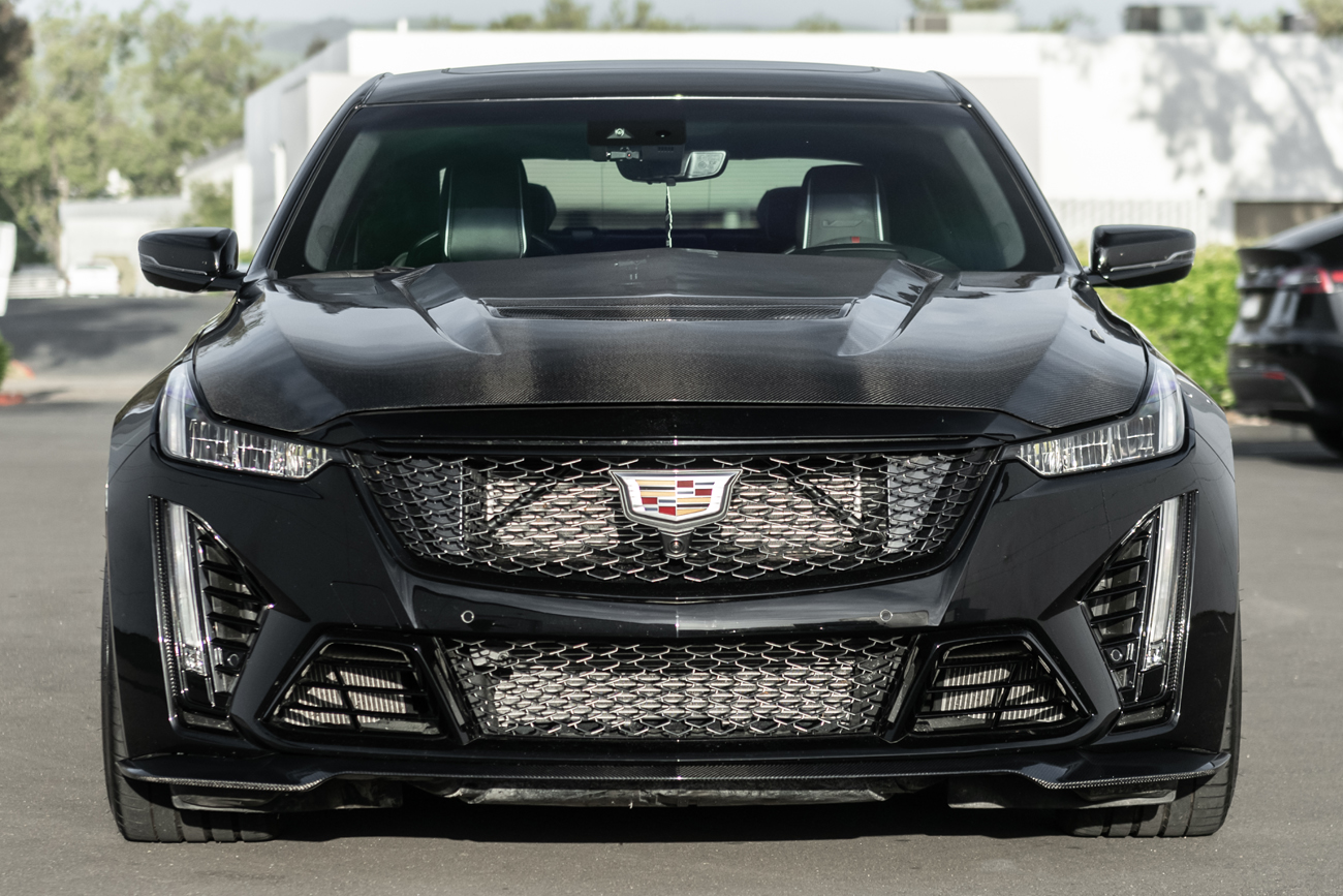 2020-24 Cadillac CT5-V Blackwing Front Lip Splitter-Carbon Fiber (8)