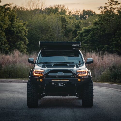 Alternative view of AlphaRex 03-09 Toyota 4Runner NOVA-Series LED Projector Headlights Alpha-Black