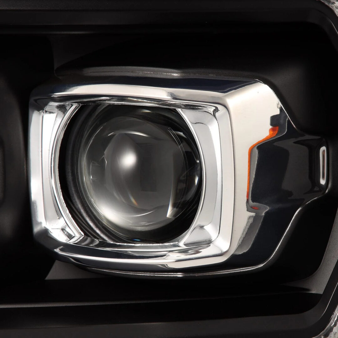 AlphaRex 04-08 Ford F150 06-08 Lincoln Mark LT PRO-Series Halogen Projector Headlights Black (4)