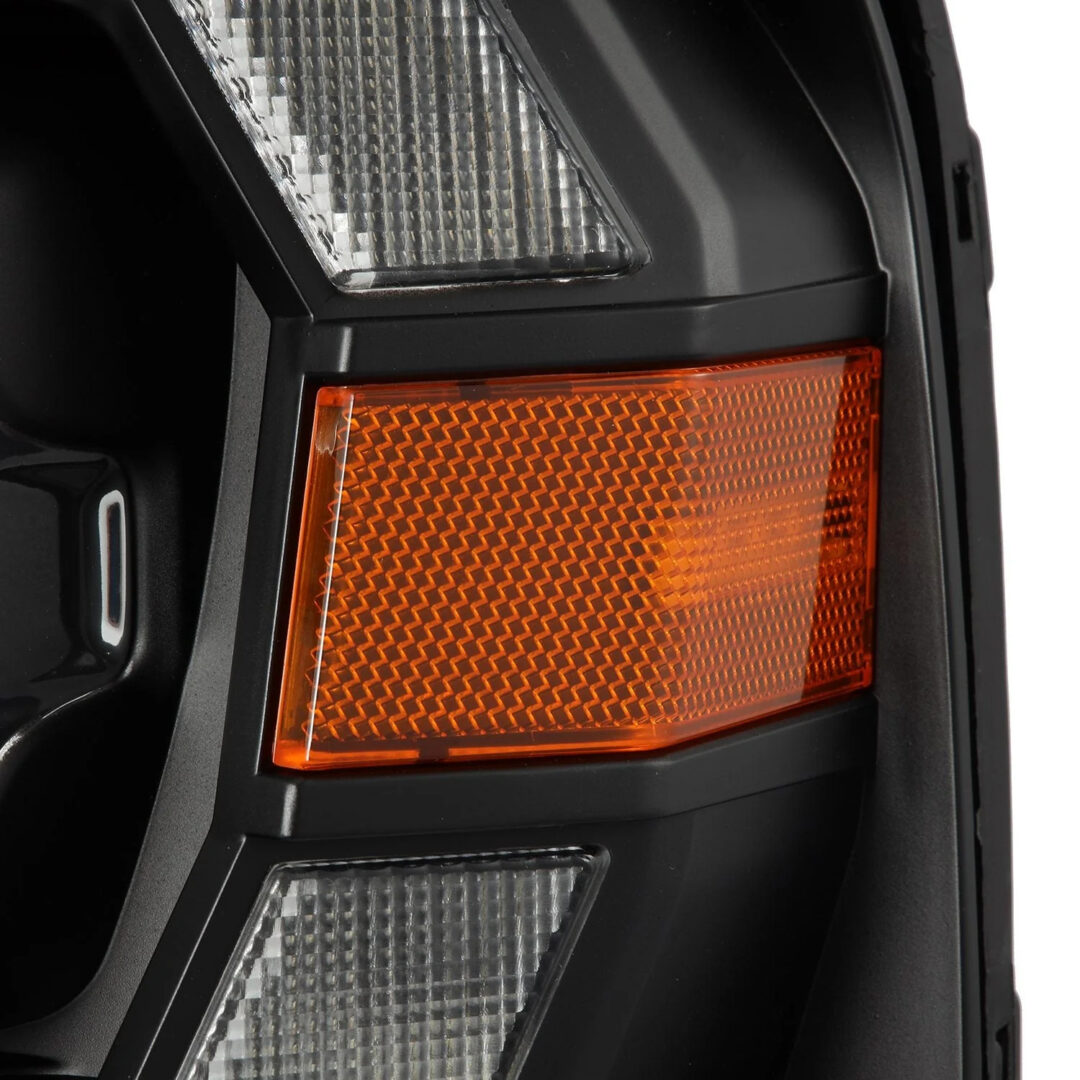 AlphaRex 04-08 Ford F150 06-08 Lincoln Mark LT PRO-Series Halogen Projector Headlights Black (5)