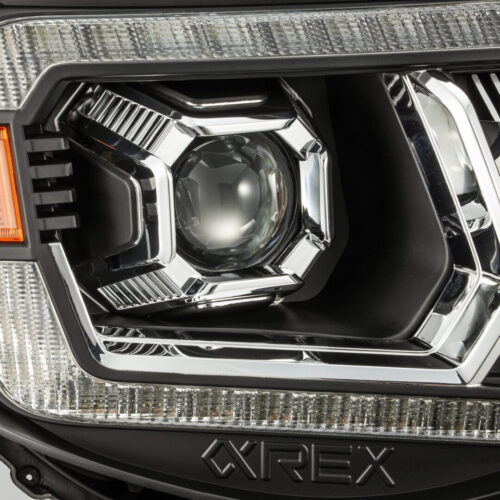 Alternative view of AlphaRex 05-11 Toyota Tacoma LUXX-Series LED Projector Headlights Black