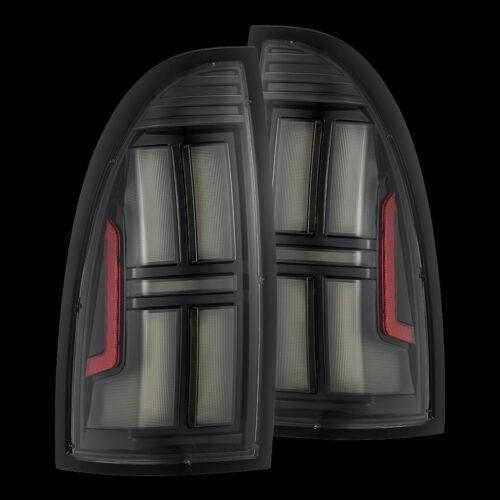 AlphaRex 05-15 Toyota Tacoma NOVA-Series Prismatic LED Tail Lights Black