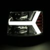AlphaRex 07-13 Chevrolet Silverado LUXX-Series LED Projector Headlights Chrome (4)