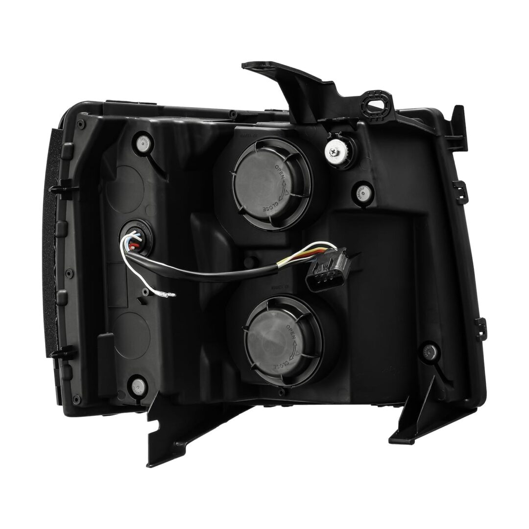 AlphaRex 07-13 Chevrolet Silverado LUXX-Series LED Projector Headlights Chrome (7)