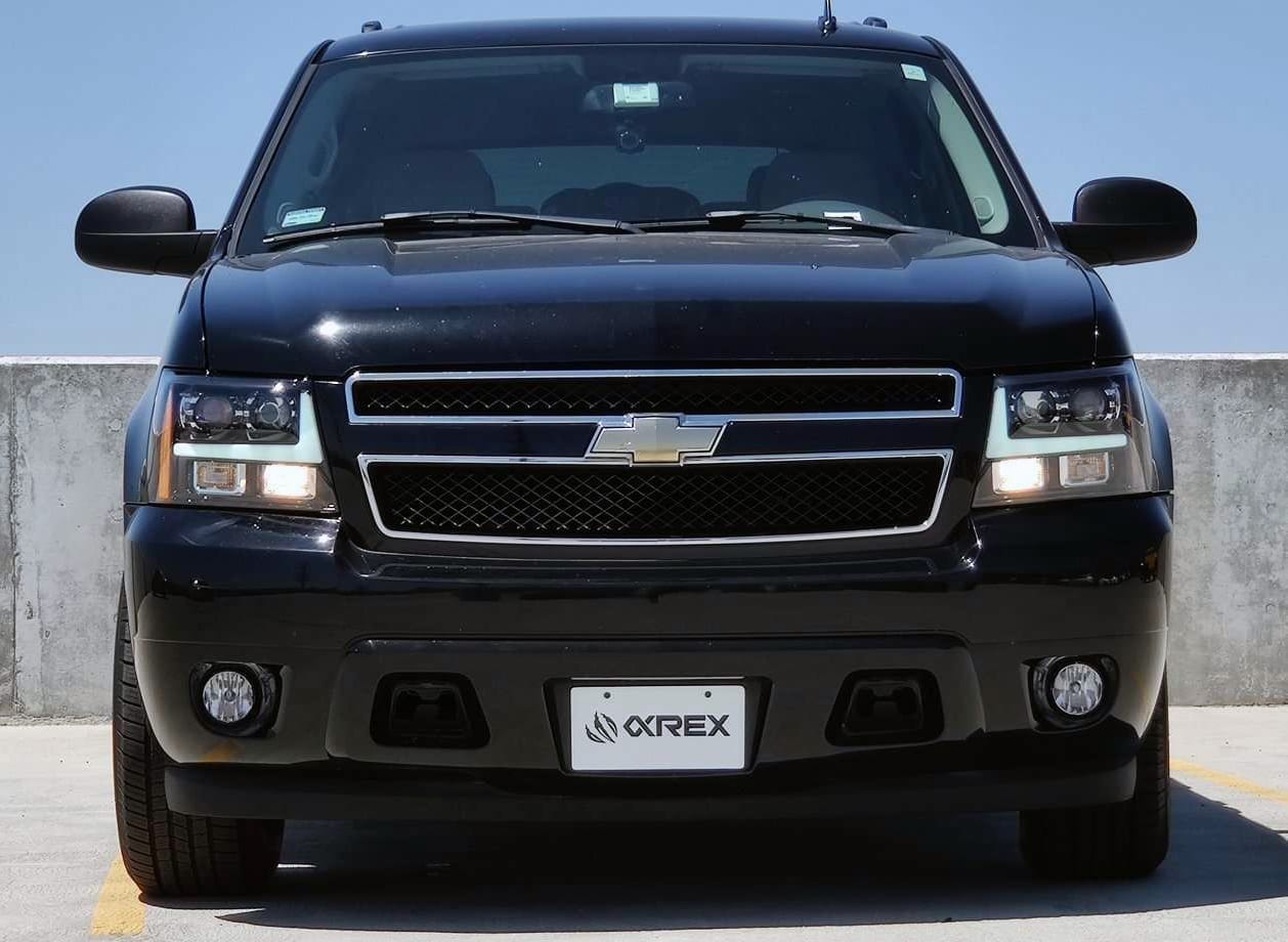 AlphaRex 07-14 Chevrolet TahoeSuburban07-13 Avalanche LUXX-Series LED Projector Headlights Black (9)