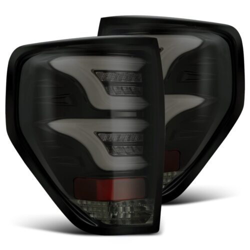 AlphaRex 09-14 Ford F150 PRO-Series LED Tail Lights Jet Black