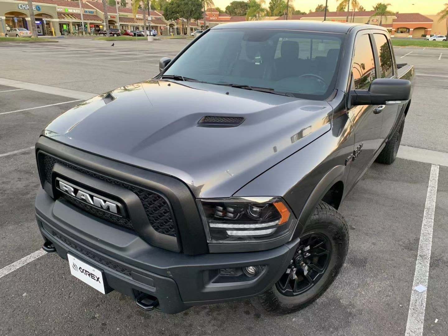 AlphaRex 09-18 Ram Truck LUXX-Series (5th Gen 2500 Style) LED Projector Headlights Alpha-Black (10)
