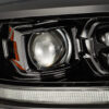 AlphaRex 09-18 Ram Truck LUXX-Series (5th Gen 2500 Style) LED Projector Headlights Alpha-Black (2)
