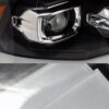 AlphaRex 09-18 Ram Truck LUXX-Series LED Projector Headlights Black (2)