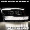 AlphaRex 09-18 Ram Truck LUXX-Series LED Projector Headlights Black (3)