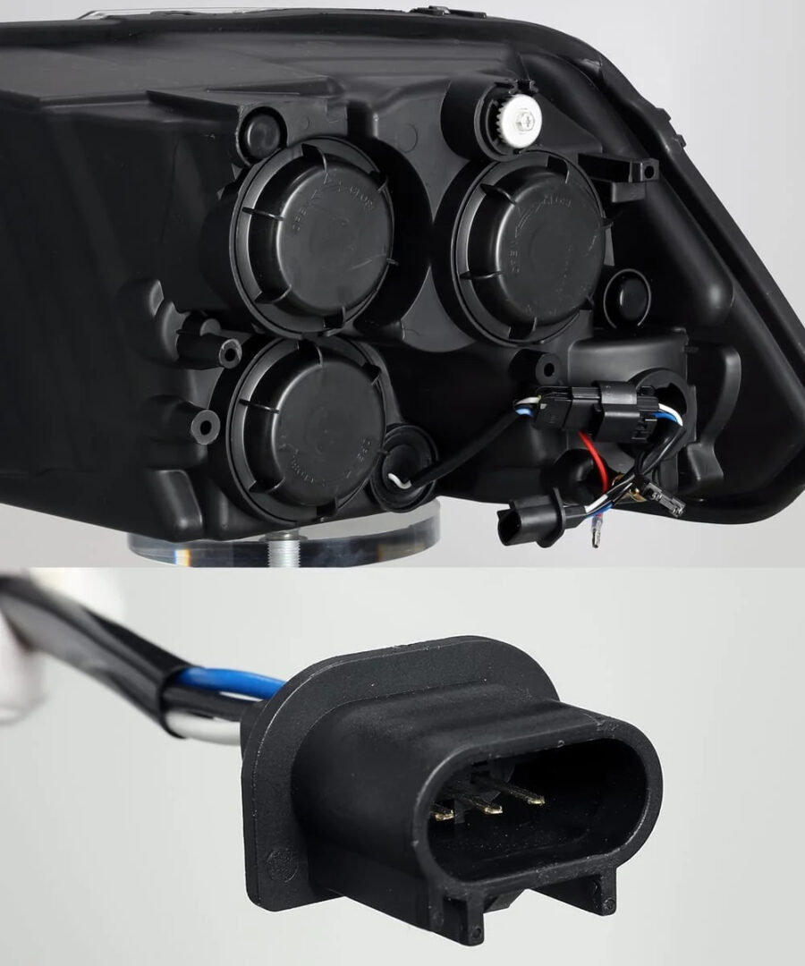 AlphaRex 09-18 Ram Truck LUXX-Series LED Projector Headlights Black (9)