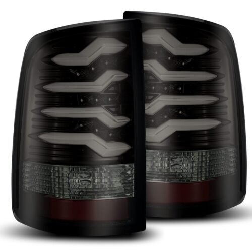 AlphaRex 09-18 Ram Truck PRO-Series LED Tail Lights Jet Black (ETA late Nov)