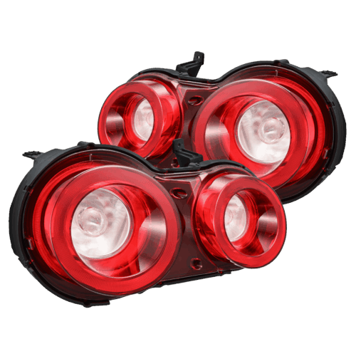 AlphaRex 09-25 Nissan GT-R NOVA-Series Prismatic LED Tail Lights Red Clear