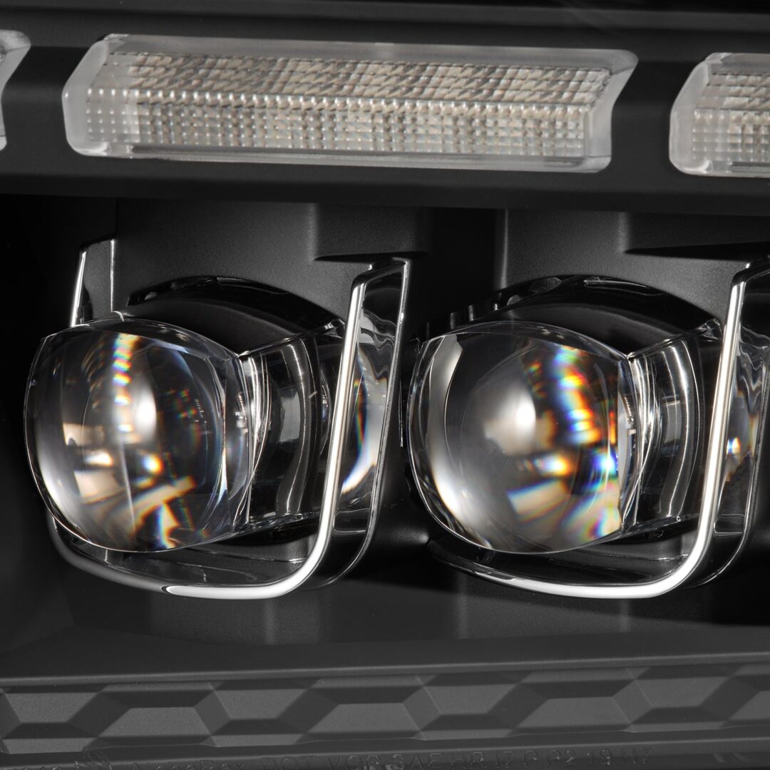 AlphaRex 10-12 Ford Mustang MK II NOVA-Series LED Projector Headlights Black (10)