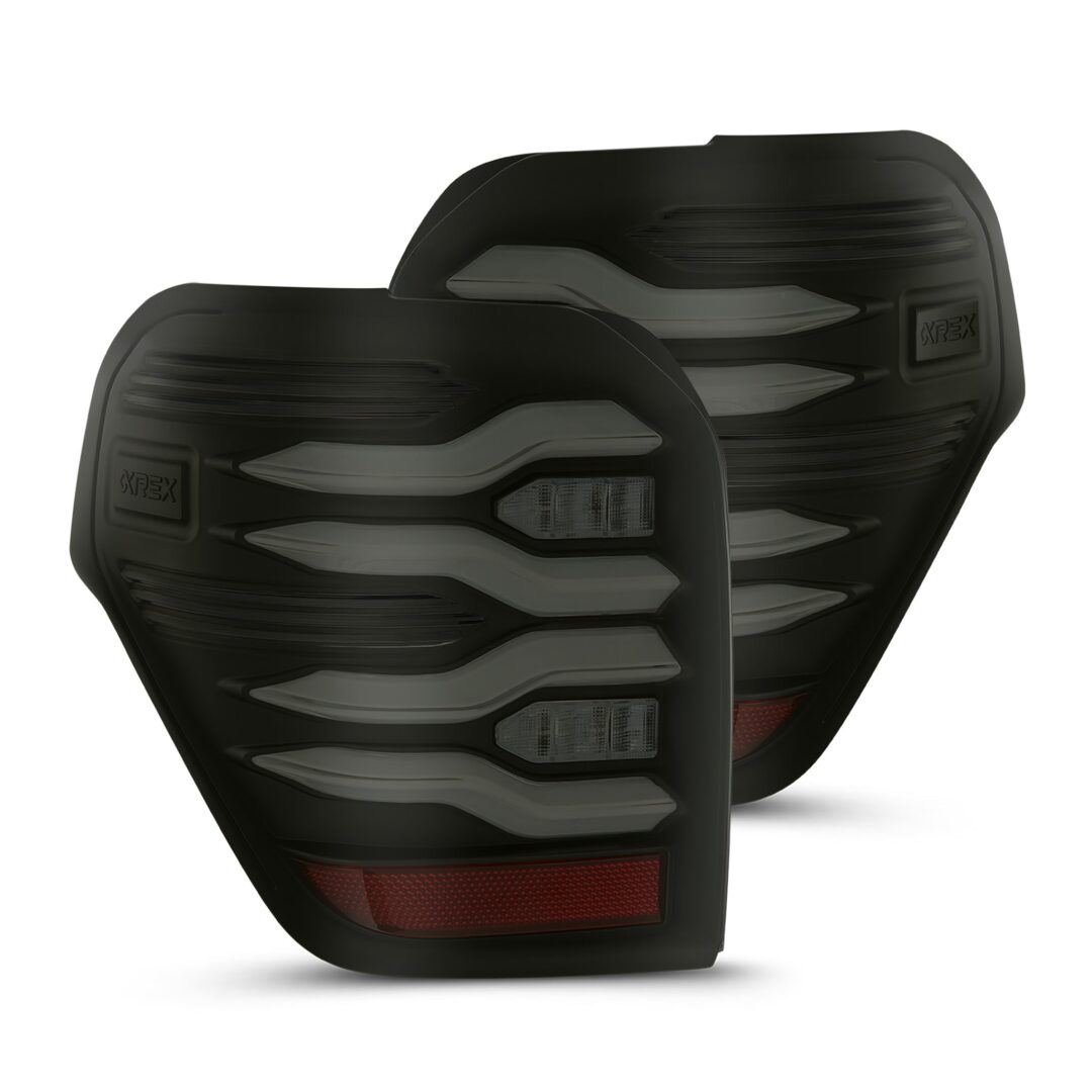 AlphaRex 10-24 Toyota 4Runner LUXX-Series LED Tail Lights Black (1)