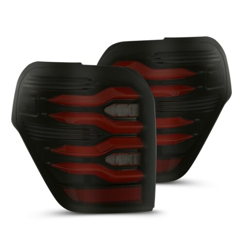 AlphaRex 10-24 Toyota 4Runner LUXX-Series LED Tail Lights Black-Red