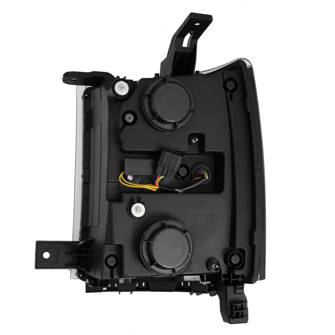 AlphaRex 14-15 Chevrolet Silverado NOVA-Series LED Projector Headlights Alpha-Black (9)