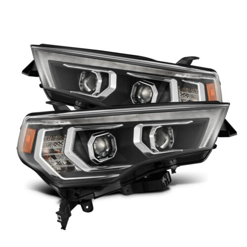 AlphaRex 14-24 Toyota 4Runner MK II LUXX-Series LED Projector Headlights Black (ETA early Dec)
