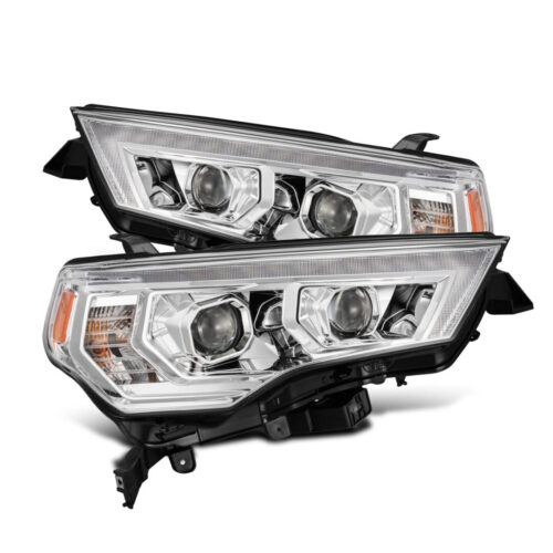 AlphaRex 14-24 Toyota 4Runner MK II LUXX-Series LED Projector Headlights Chrome