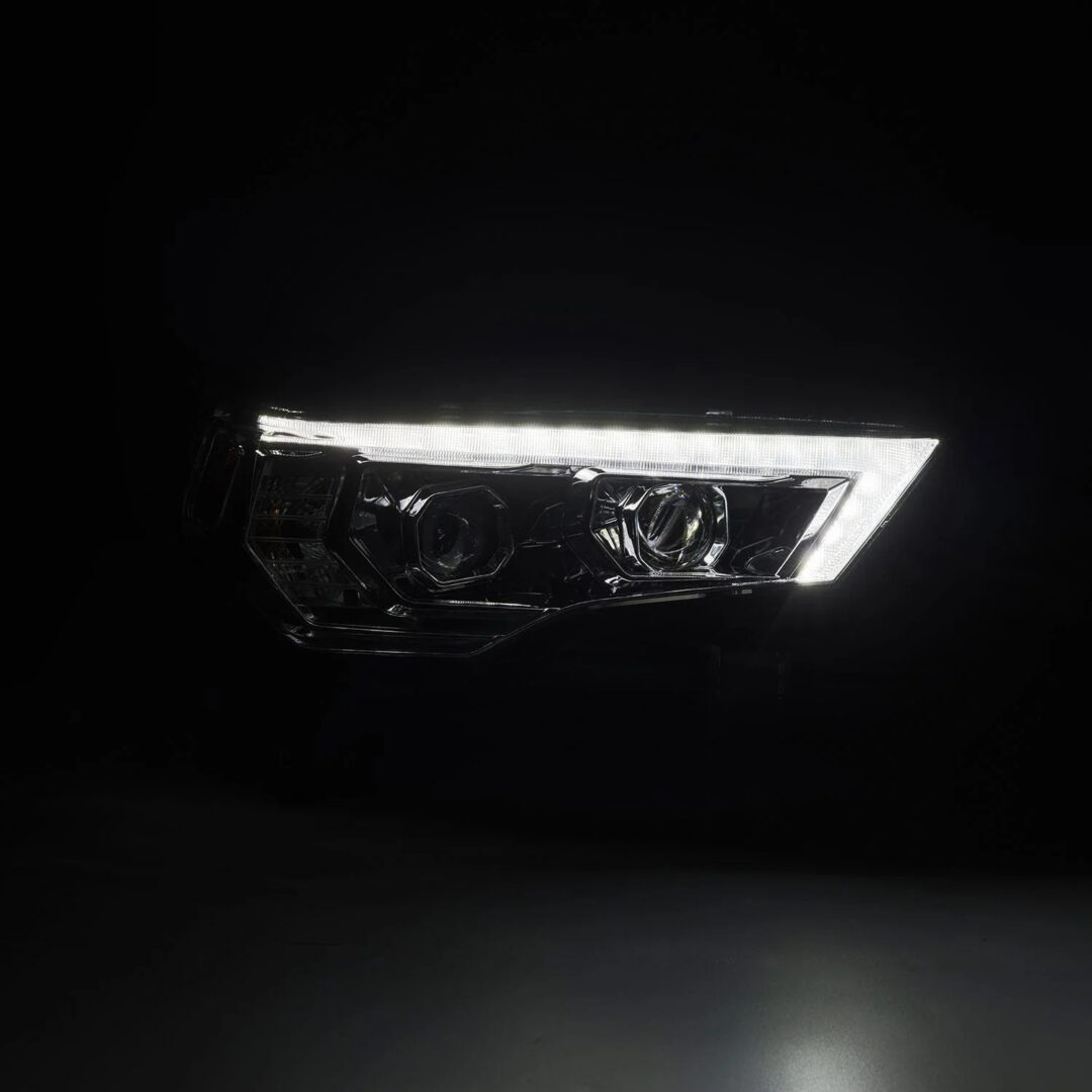 AlphaRex 14-24 Toyota 4Runner MK II LUXX-Series LED Projector Headlights Chrome (2)