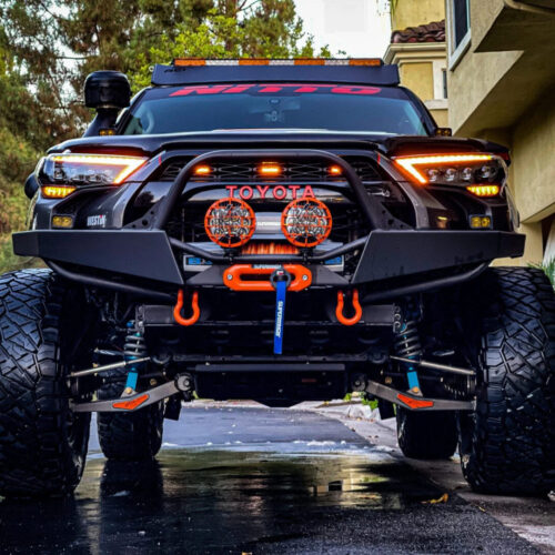Alternative view of AlphaRex 14-24 Toyota 4Runner MK II NOVA-Series LED Projector Headlights Alpha-Black