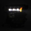 AlphaRex 15-17 Ford F150 17-20 F150 Raptor NOVA-Series LED Projector Headlights Alpha-Black (4)