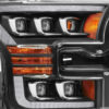 AlphaRex 15-17 Ford F150 17-20 F150 Raptor NOVA-Series LED Projector Headlights Black (1)