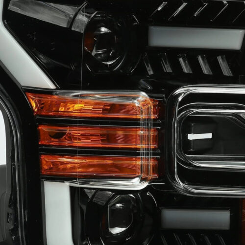Alternative view of AlphaRex 15-17 Ford F150 / 17-20 Ford F150 Raptor LUXX-Series LED Projector Headlights Jet Black