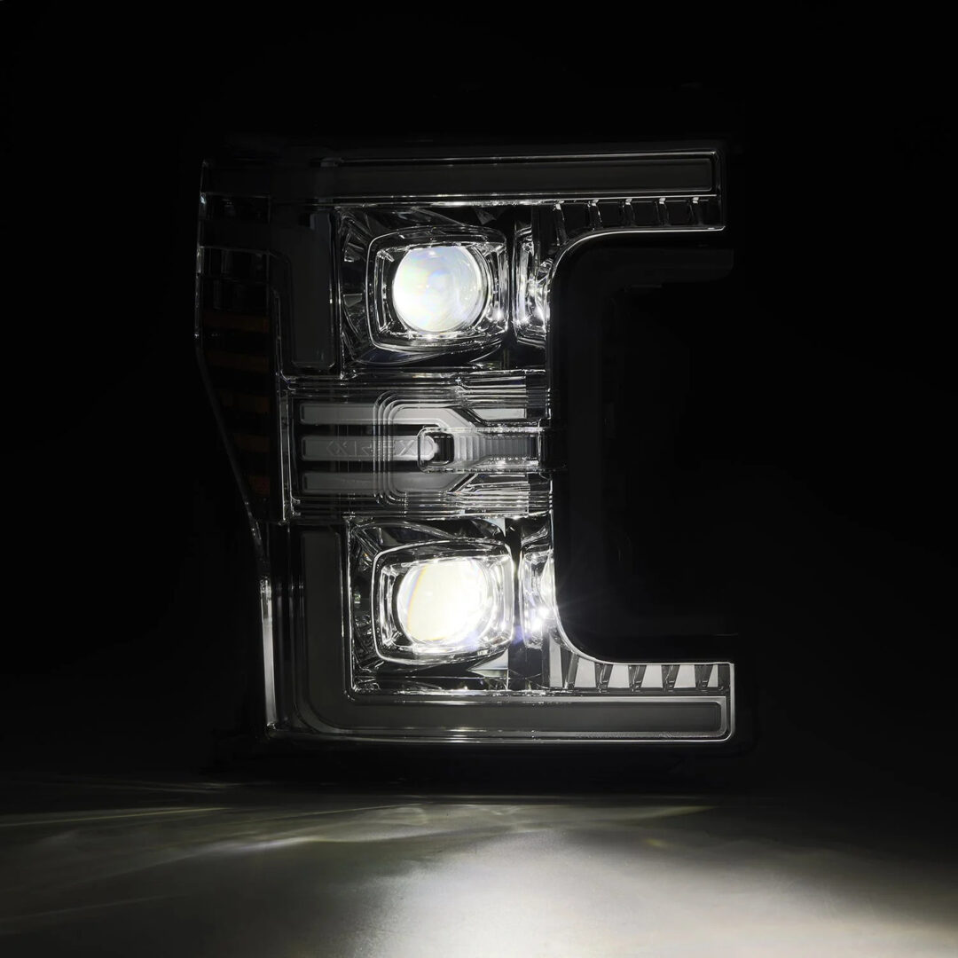 AlphaRex 17-19 Ford Super Duty MKII LUXX-Series LED Projector Headlights Chrome (ETA mid Nov) (9)