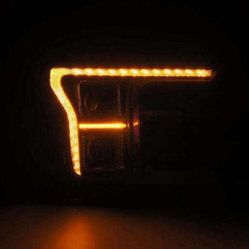 Alternative view of AlphaRex 18-20 Ford F150 (MK II 14th Gen Style) LUXX-Series LED Projector Headlights Alpha-Black