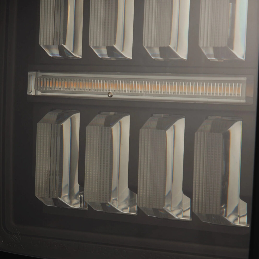 AlphaRex 18-25 Jeep Wrangler JL NOVA-Series Prismatic LED Tail Lights Black-Red (15)