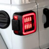 AlphaRex 18-25 Jeep Wrangler JL NOVA-Series Prismatic LED Tail Lights Black-Red (21)