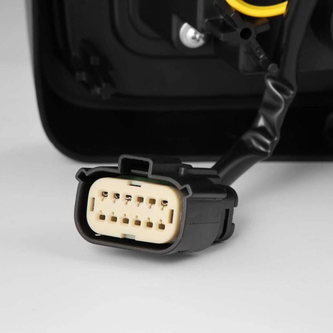 AlphaRex 18-25 Jeep Wrangler JL NOVA-Series Prismatic LED Tail Lights Black-Red (3)