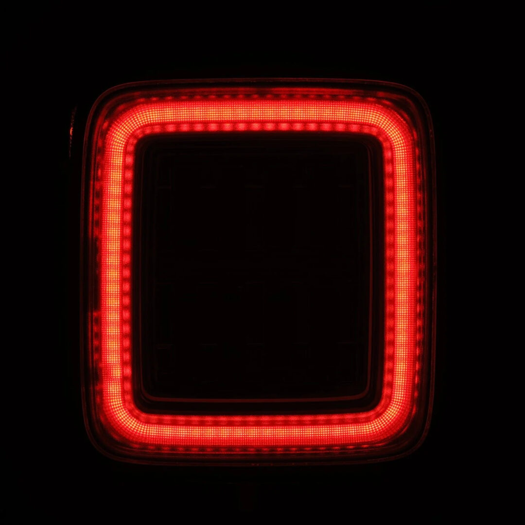 AlphaRex 18-25 Jeep Wrangler JL NOVA-Series Prismatic LED Tail Lights Clear (9)