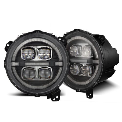 AlphaRex 18-25 Jeep Wrangler JL/Gladiator JT NOVA-Series LED Projector Black