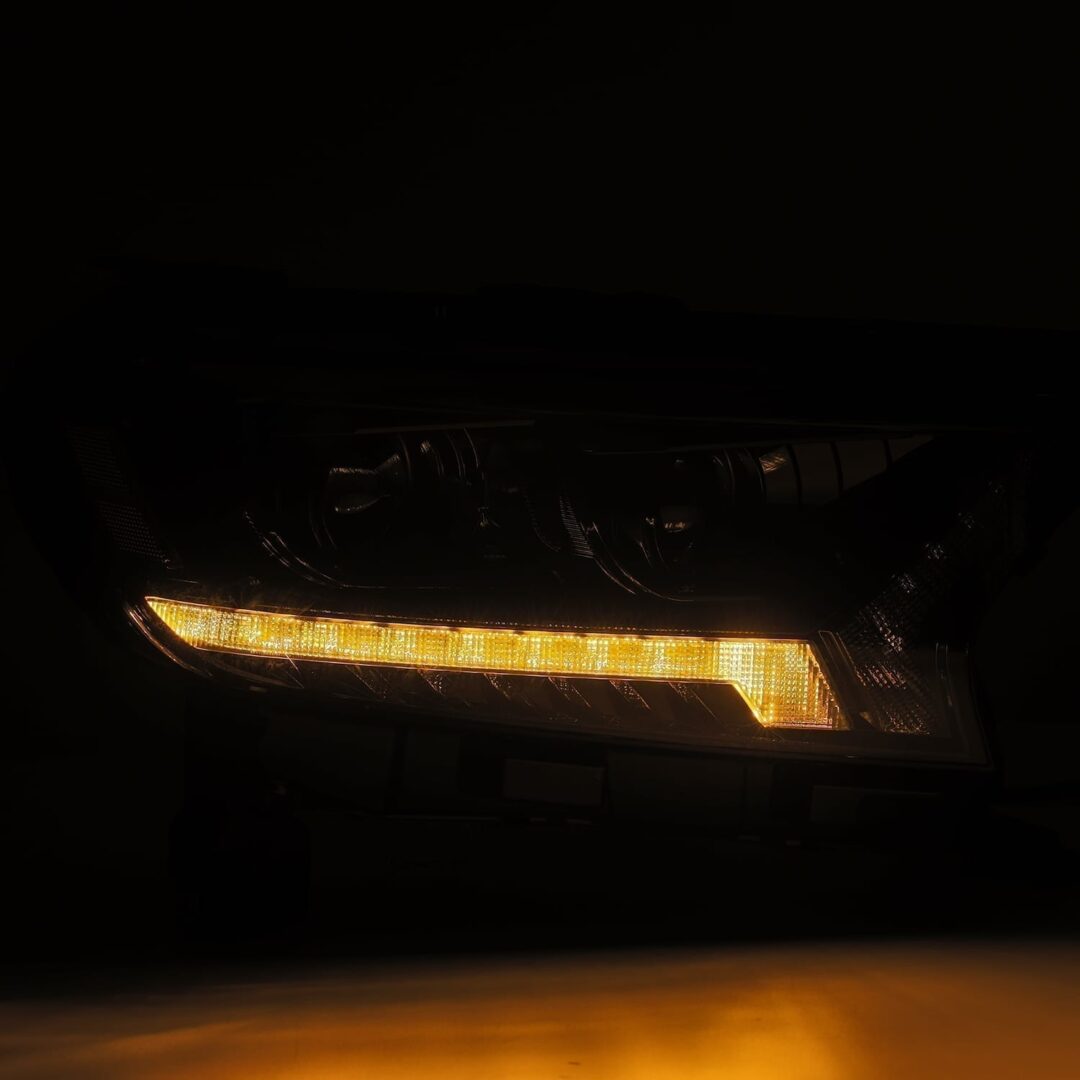 AlphaRex 19-23 Ford Ranger LUXX-Series LED Projector Headlights Alpha-Black (6)