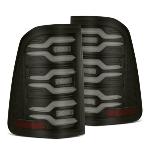 AlphaRex 19-24 Ram 1500 LUXX-Series LED Tail Lights Black