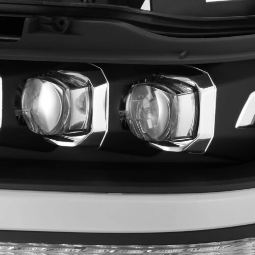 Alternative view of AlphaRex 19-24 Ram 1500 NOVA-Series LED Projector Headlights Black