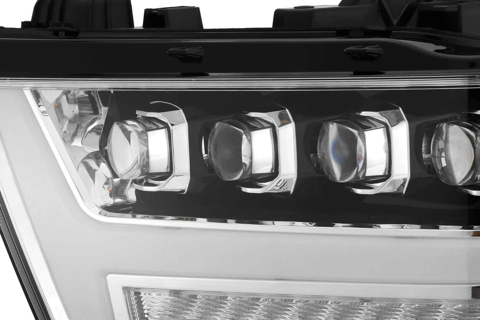AlphaRex 19-24 Ram 1500 NOVA-Series LED Projector Headlights Chrome (2)