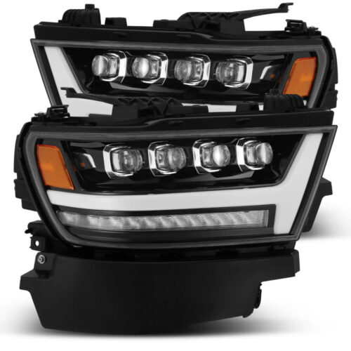 AlphaRex 19-24 Ram 1500 NOVA-Series LED Projector Headlights Jet Black