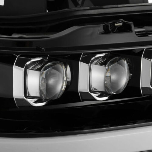 Alternative view of AlphaRex 19-24 Ram 1500 NOVA-Series LED Projector Headlights Jet Black