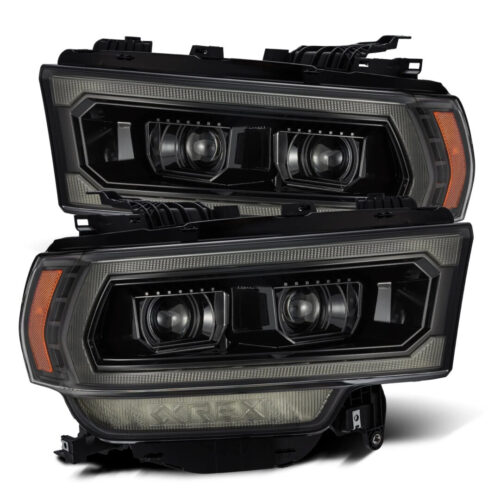 AlphaRex 19-24 Ram 2500/3500/4500/5500 LUXX-Series LED Projector Headlights Alpha-Black (ETA late Oct)
