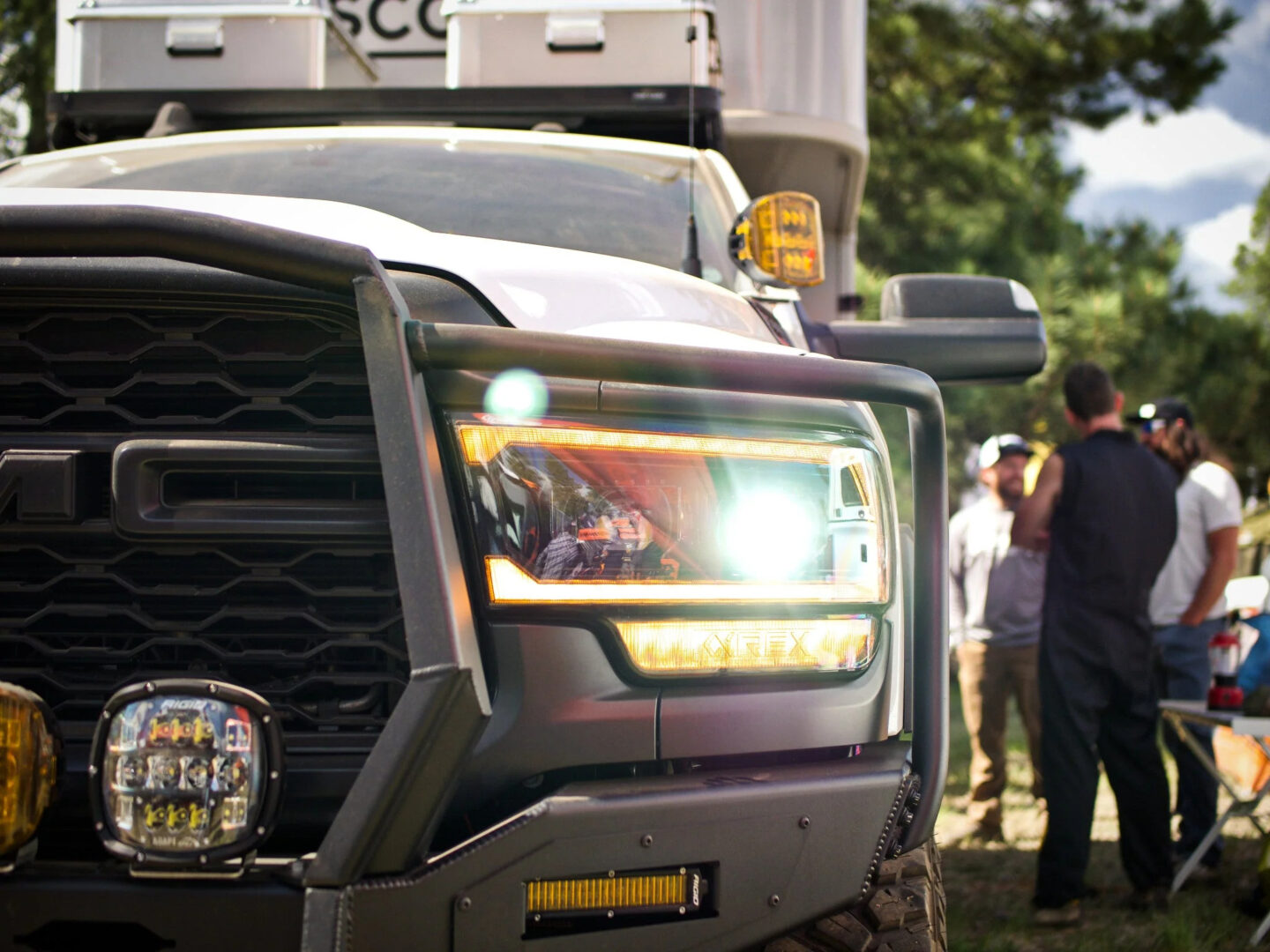 AlphaRex 19-24 Ram 2500350045005500 LUXX-Series LED Projector Headlights Alpha-Black (ETA late Oct) (4)