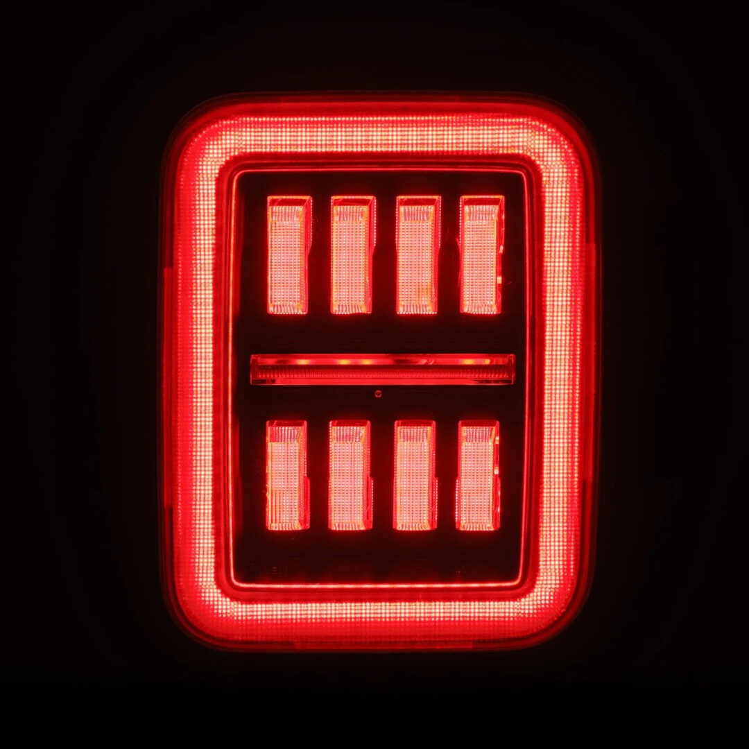 AlphaRex 19-25 Jeep Gladiator JT NOVA-Series Prismatic LED Tail Lights Alpha-Black (ETA late Nov) (8)