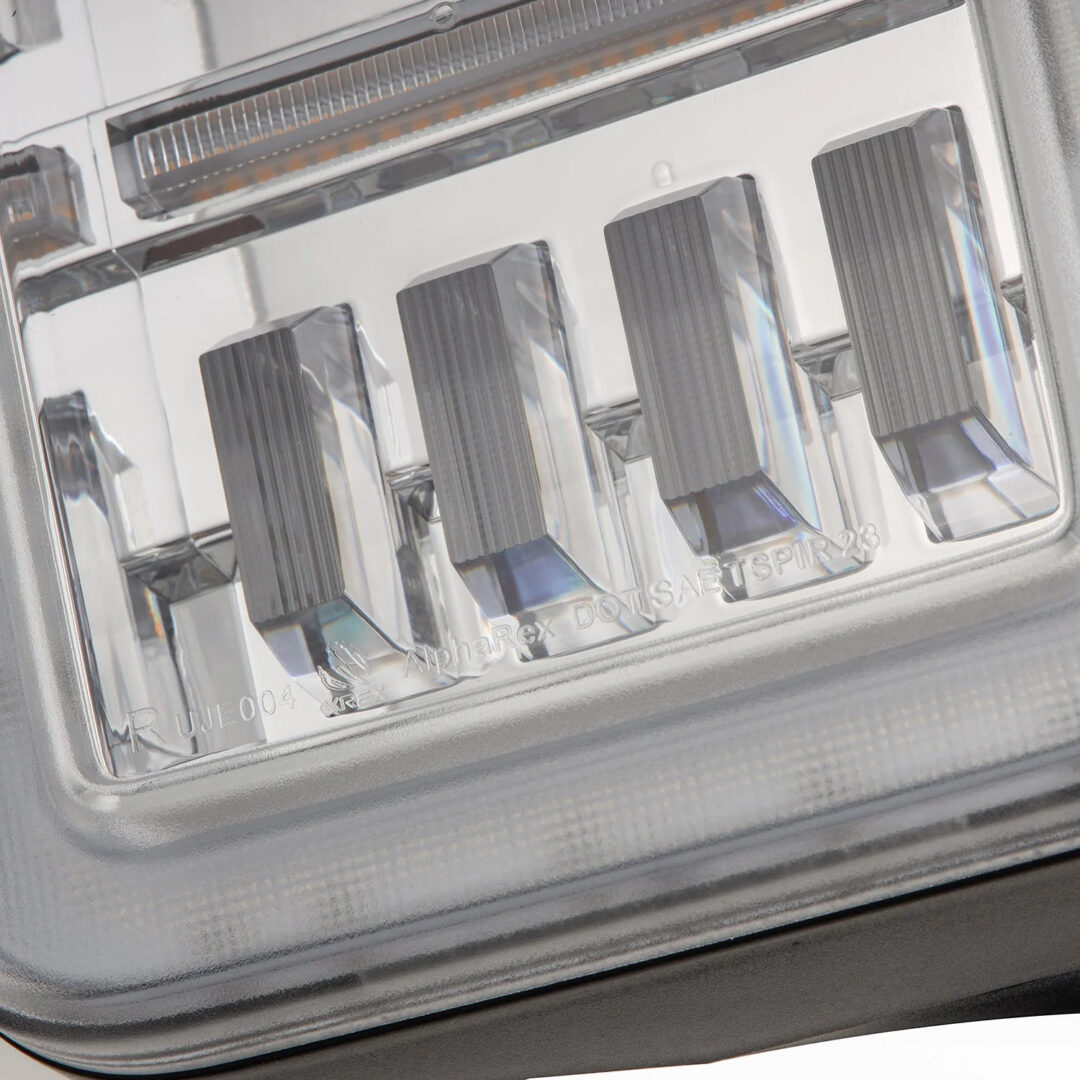 AlphaRex 19-25 Jeep Gladiator JT NOVA-Series Prismatic LED Tail Lights Chrome (13)