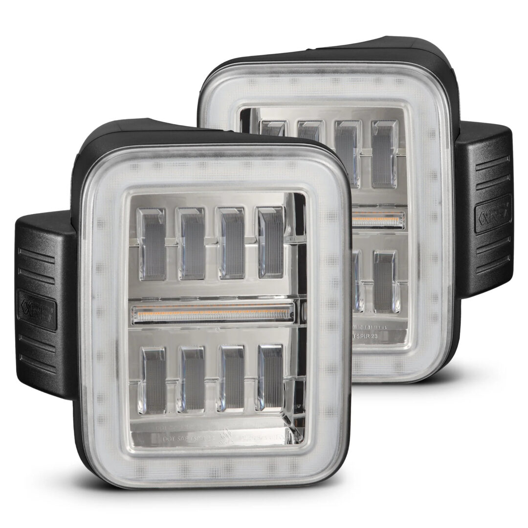 AlphaRex 19-25 Jeep Gladiator JT NOVA-Series Prismatic LED Tail Lights Chrome (3)