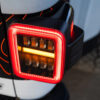 AlphaRex 19-25 Jeep Gladiator JT NOVA-Series Prismatic LED Tail Lights Chrome (7)