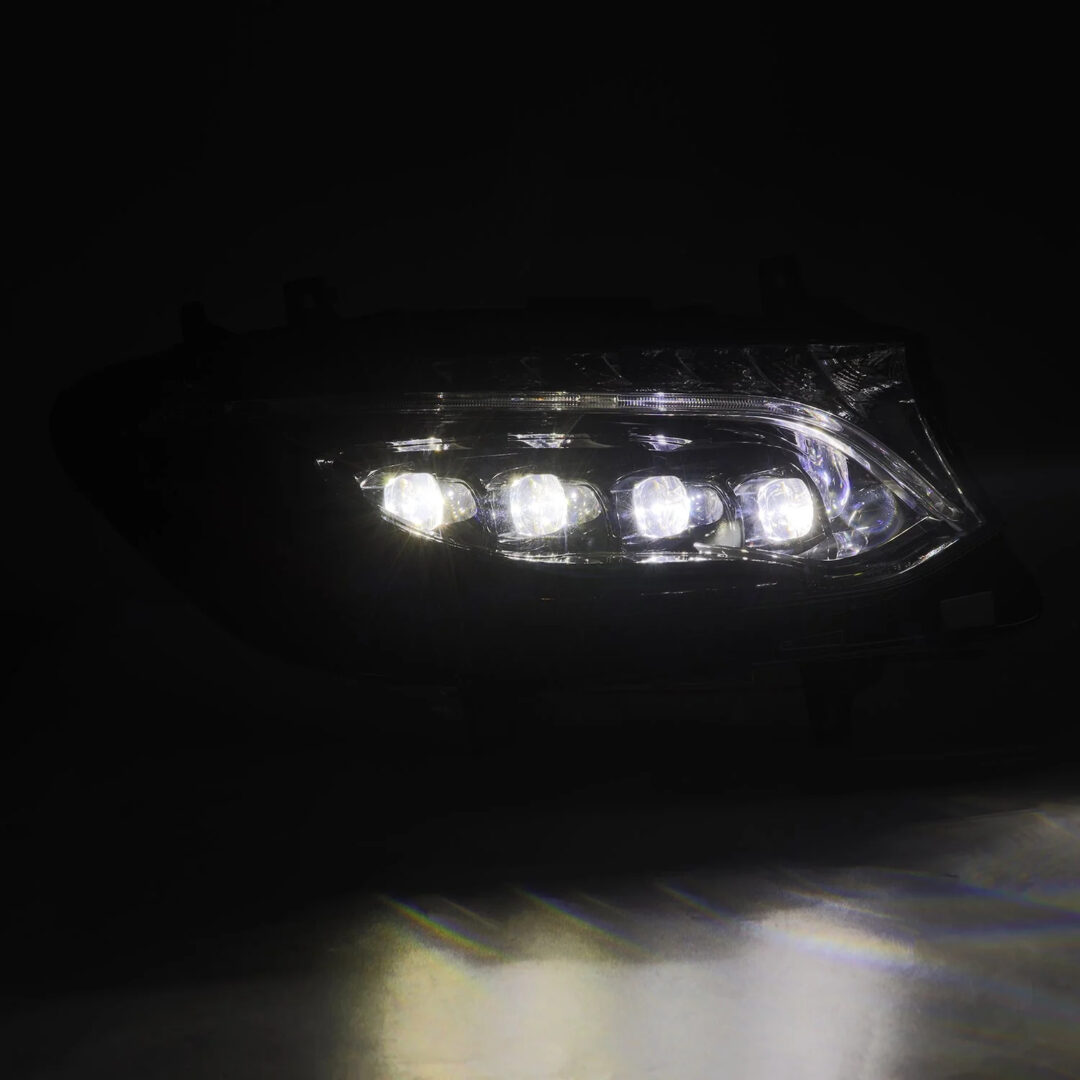 AlphaRex 19-25 Mercedes-Benz Sprinter NOVA-Series LED Projector Headlights Alpha-Black (7)